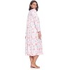Casual Nights Women's Long Floral & Lace Henley Nightgown - 3 of 4