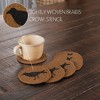 Heritage Farms Crow Jute Coaster Set of 6 - 3 of 4