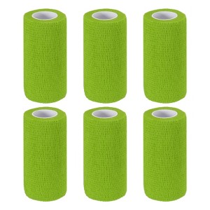 Unique Bargains Self-Adhesive Elastic Breathable Athletic Tapes 6 Rolls - 1 of 4