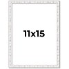 PosterPalooza | Textured White Picture Frame - UV Acrylic, Foam Board Backing, Hanging Hardware - 2 of 4