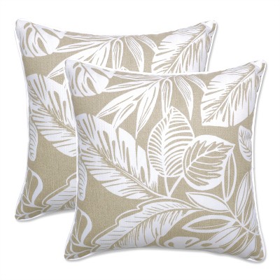 2pc Delray Outdoor/Indoor Throw Pillows - Pillow Perfect