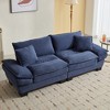 SKRAN Loveseat Sofa with Pillows Upholstered,Corduroy Sleeper Couch Deep Seat for Bedroom,Living Room,Apartment,Office,Dorm - 4 of 4