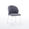 Anybear Iron Footed Dining Chair With Adjustable Foot Pads - 2 of 3