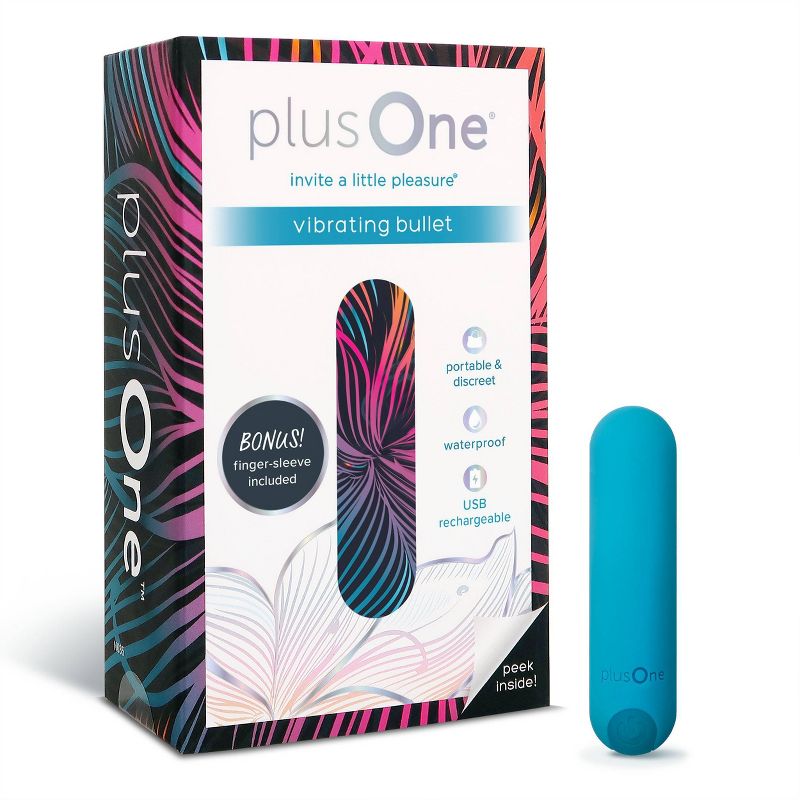 plusOne Waterproof and Rechargeable Vibrating Bullet, 1 of 11
