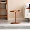 MH London Crawford 22" C Shape Solid Wood End Table - 2 of 4