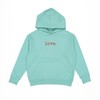 The Juniper Shop Embroidered Love Typewriter Youth Graphic Hoodie - 2 of 3