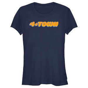 Juniors Womens Turning Red 4*Town '99 Australian Tour Badge T-Shirt - 1 of 4
