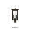 Capital Lighting Barrett 3 - Light Lantern in  Oiled Bronze - 3 of 4