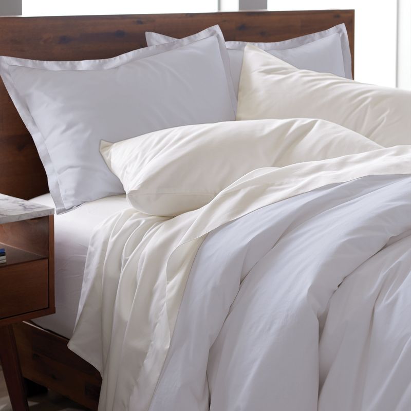 Ella Jayne 100% Luxe Cotton Sateen Duvet Cover Set, 3pc - Smooth, Breathable, Comfort, 4 of 6