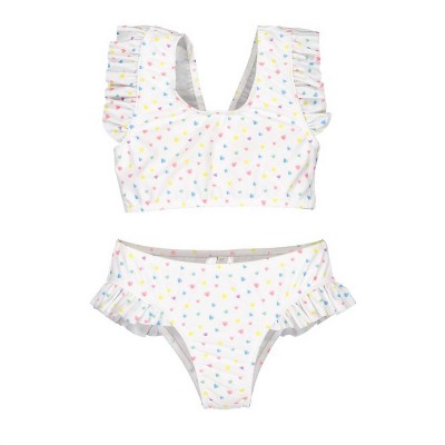 Girl's Celebration Hearts Two Piece - sal & pimenta