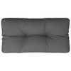 vidaXL Pallet Cushion Anthracite 31.5"x15.7"x4.7" Fabric - 2 of 4
