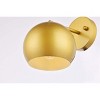 Elegant Lighting Othello 1 light brass wall sconce - 4 of 4