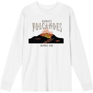 Adventure Society Hawaii Volcanoes Adult Long Sleeve Tee - 1 of 2