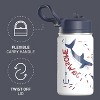 Hydrapeak Mini 14oz Kids Stainless Steel Insulated Water Bottle With Leak Proof Straw Lid - 3 of 4