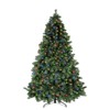 Pre-Lit Flocked LED Douglas Fir Artificial Christmas Tree - 4 of 4