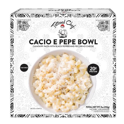 Tattooed Chef Frozen Cacio E Pepe Bowl - 9oz