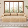 Convertible Sectional Sofas with 32D High-Density Sponge, Movable Ottoman, and Free Combination - 3 of 4