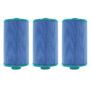 Hurricane 3 Pack HF4H21-01M Elite Aseptic Pool and Spa Filter Cartridge Replacement for PTL18P4, Unicel 4CH-21, Filbur FC-0121, Blue - 1 of 4