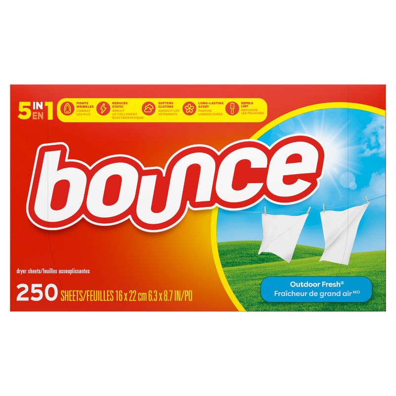Bounce Outdoor Fresh Fabric Softener Dryer Sheets, 3 of 20