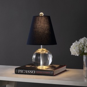 JONATHAN Y Goddard Crystal Ball/Metal LED Table Lamp - 1 of 4