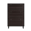 Okak Shoe Cabinet, Freestanding Shoe Organizer with 3 Flip Drawers, Shoe Storage Cabinet for Entryway, Living Room, Hallway, Brown - 3 of 4