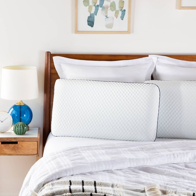 Essentials AlwaysCool Gel Memory Foam Bed Pillow - Linenspa, 1 of 9