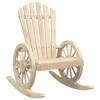 vidaXL Rocking Adirondack Chair Solid Wood Fir - 2 of 4
