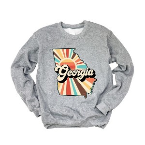 Simply Sage Market Women's Graphic Sweatshirt Retro Georgia - 1 of 4