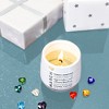 Pavilion Gift Company - March 11 oz Wax Reveal Candle Soy Wax Birthstone Candle Jasmine Scented Crystal Inside, Birthday Gifts - 3 of 4