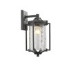 Chloe Lighting Chatelet Transitional 1 Light Black Outdoor Wall Sconce 16" Height - 2 of 4