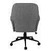 APRILSOUL Modern Upholstered Tufted Office Chair with Arms, Gray - 4 of 4