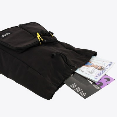 JWorld Mod Drawstring 18" Backpack - Black/Yellow — фото 5