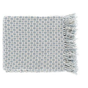 Mark & Day Atzesberg 50"W x 60"L Texture Denim Throw Blankets - 1 of 3