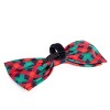 The Worthy Dog Holiday Check Bow Tie Adjustable Collar Attachment Accessory - 3 of 3