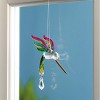 Woodstock Wind Chimes Woodstock Rainbow Makers Collection, Fantasy Glass, Hummingbird, 4'', Tropical Crystal Suncatcher CHTRP - image 2 of 4