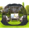 Alvantor 12'x12' Pop Up Screen Tent – Instant Outdoor Camping Canopy Gazebo with Mesh Walls for Patio, Backyard, Deck, and Privacy Use - 2 of 4