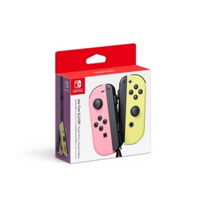 Nintendo Switch Joy-Con L/R - Pastel Pink/Pastel Yellow - 1 of 4