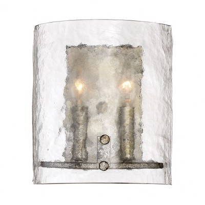 Quoizel Lighting Fortress 2 - Light Sconce in  Mottled Silver