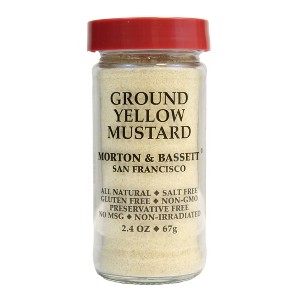 Morton & Bassett Spices Ground Yellow Mustard - 2.4oz - 1 of 4