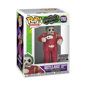 Funko Pop! Beetlejuice Shrunken Head - Vinyl Figure #1761 - Entertainment Earth Exclusive - 1 of 2