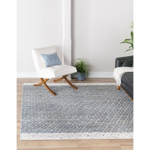 Unique Loom    Chindi Trellis Sand Area Rug - 1 of 4