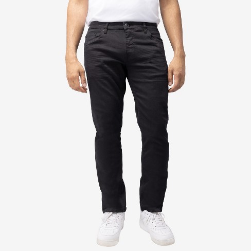 Cultura Men's Modern Fit Clean Denim Jeans In Jet Black Size 30x30 : Target