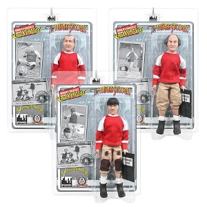 The Three Stooges 8 Inch Action Figures: Set of all 3 No Census, No Feeling Figures - 1 of 1