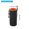Unique Bargains Waterproof Shockproof Neoprene Cups Bag Camera Lens Bag 2 Pcs - 2 of 3