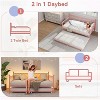 GustoWave Heavy Duty Metal Platform Sofa Bed Frame, with Charging Station and LED Lights - 3 of 4