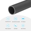 Unique Bargains Water Plumb DIY Crafts High Impact Rigid Round Pipes 8" Length - 3 of 4