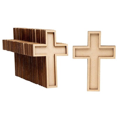 unfinished wooden crosses for crafts