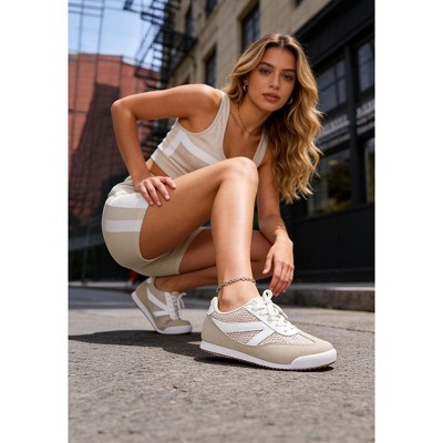 Женские кроссовки London Rag Womens Tibala Padded Collar Lace-Up Sneakers 7.5 — фото 2