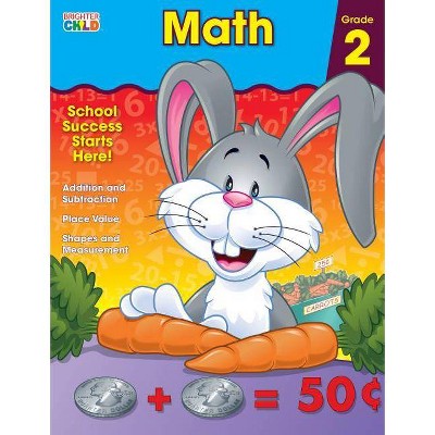 Math Workbook, Grade 2 - (Paperback)