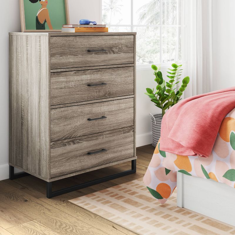 Mixed Material 4 Drawer Dresser - Room Essentials™, 3 of 8
